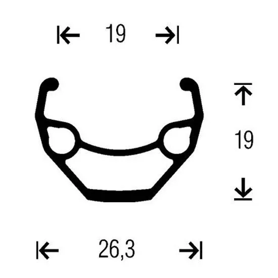 Gurpil Taurus Deore 615 26´´ Cl Disc Terrengsykkel Forhjul, Black, 9 x 100mm Gurpil Taurus Deore 615 26´´ Cl Disc Terrengsykkel Forhjul, Black, 9 x 100mm