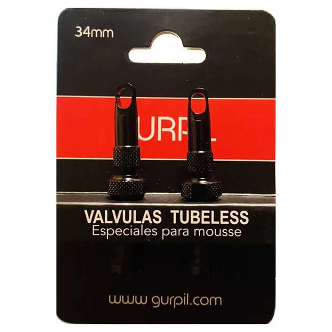 Gurpil Tubeless Aluminium Ventiler 2 Enheter, Black, 80mm
