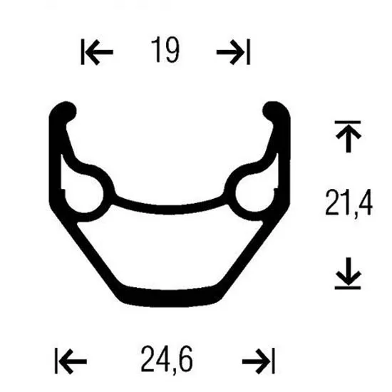 Gurpil Xm-1 M4050 29´´ Cl Disc Forhjul, Black, 9 x 100mm