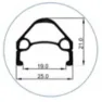 Gurpil Xm 27.5´´ 6b Disc Terrengsykkel Forhjul, Black, 9 x 100mm