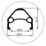 Gurpil Xm M475 27.5´´ 6b Disc Terrengsykkel Forhjul, Black, 9 x 100mm