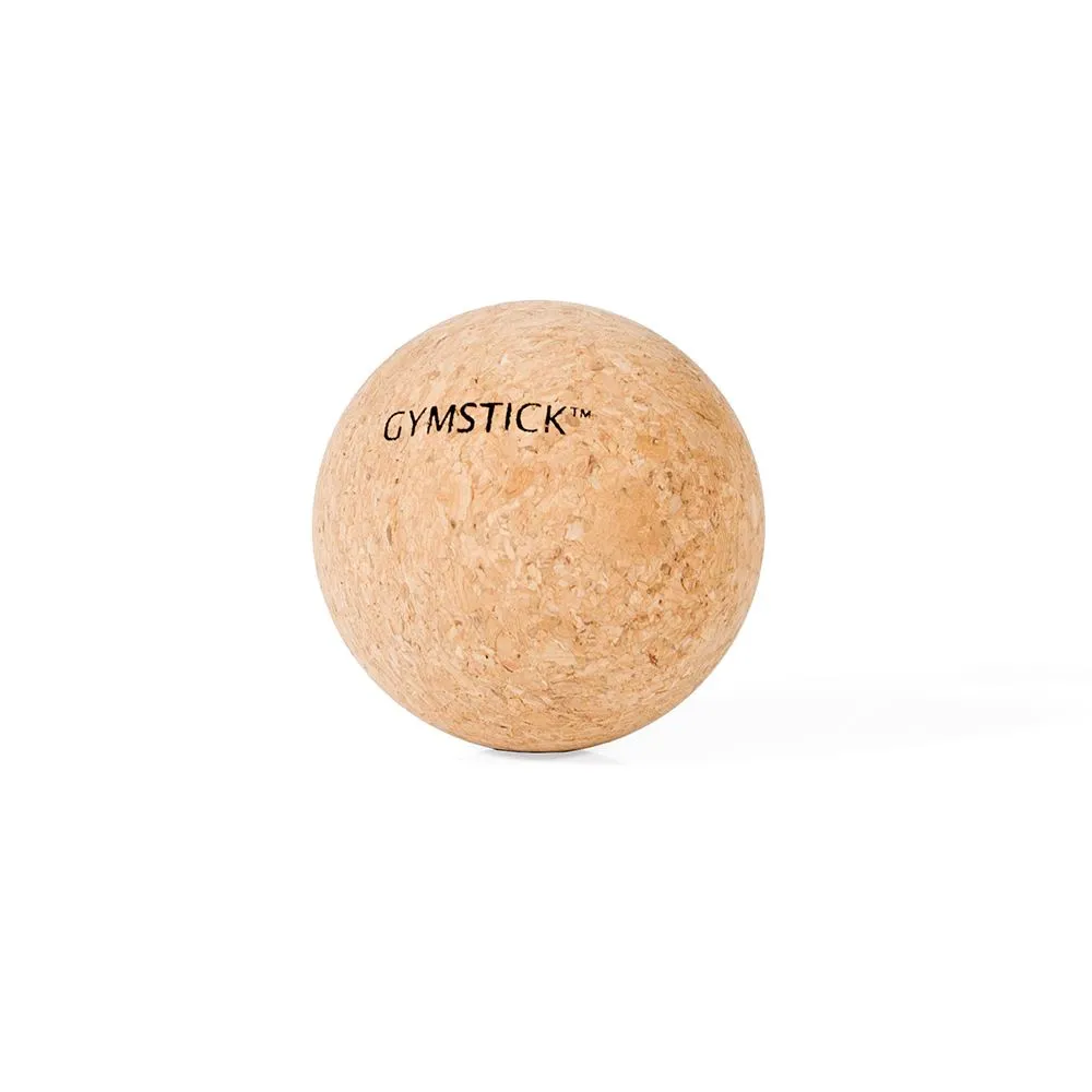 Gymstick Fascia Ball Cork, Massasje ball, Oransje, 6.5cm