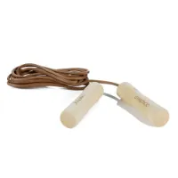 Gymstick Leather Jump Rope - Wood, Hoppetau Gymstick Leather Jump Rope - Wood, Hoppetau