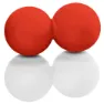 Gymstick Myofascia Doubleball, Massasje ball, Rød, 12.5 x 6.3cm
