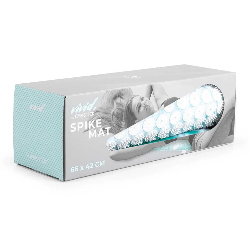 Gymstick Vivid Spike Massasjematte, Blue / white, 66.5 x 41.5 x 2cm