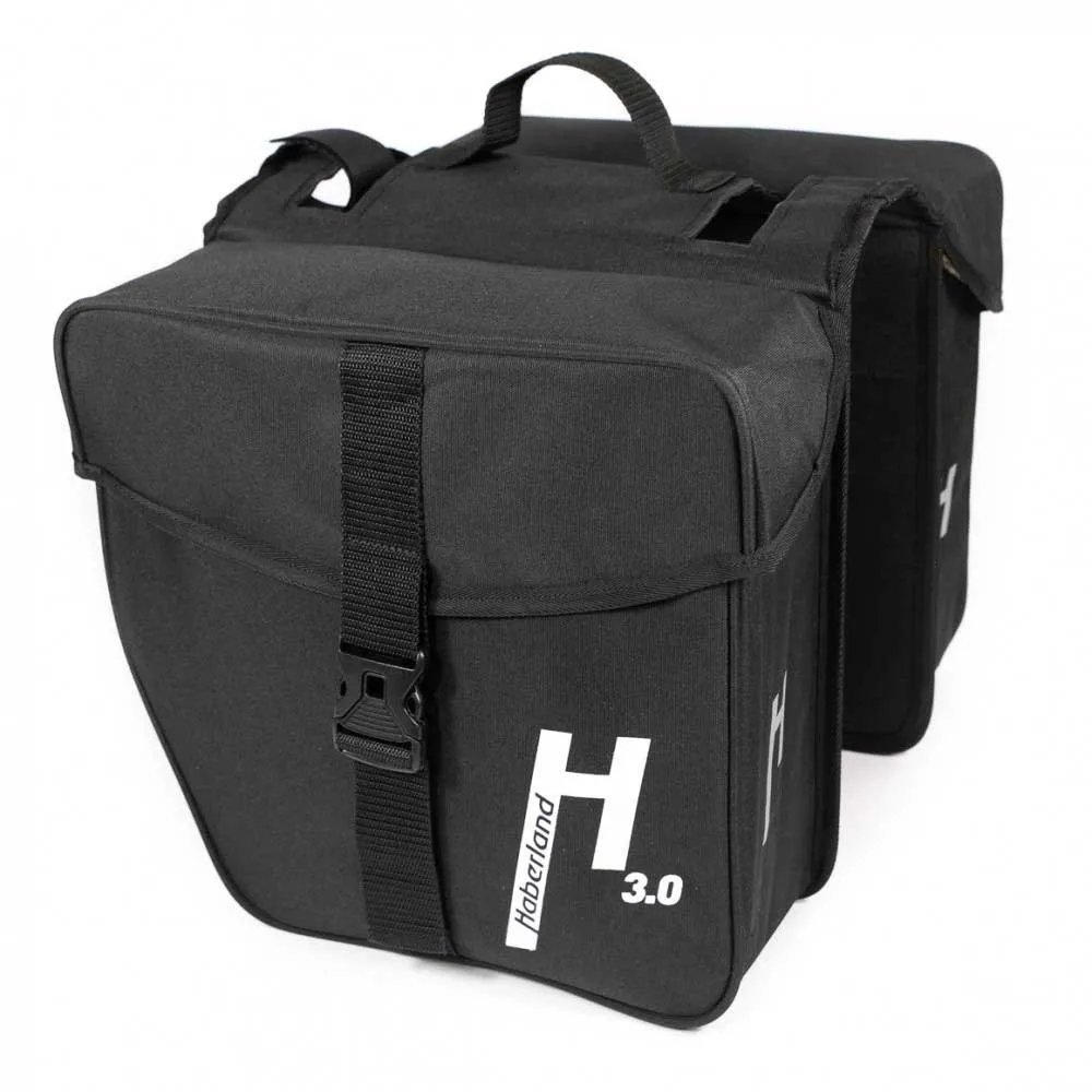 Haberland Basic M 3.0 Sykkelvesker 25l, Black, One Size