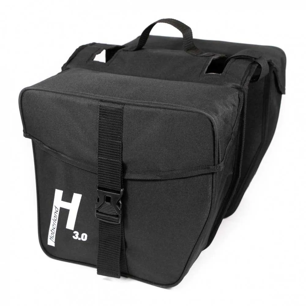 Haberland Basic M 3.0 Sykkelvesker 25l, Black, One Size