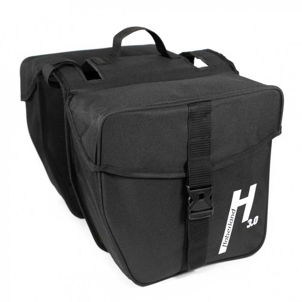Haberland Basic M 3.0 Sykkelvesker 25l, Black, One Size