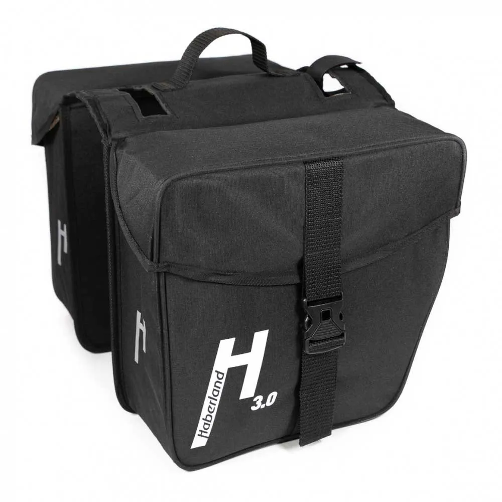 Haberland Basic M 3.0 Sykkelvesker 25l, Black, One Size