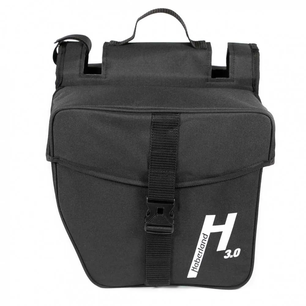 Haberland Basic M 3.0 Sykkelvesker 25l, Black, One Size