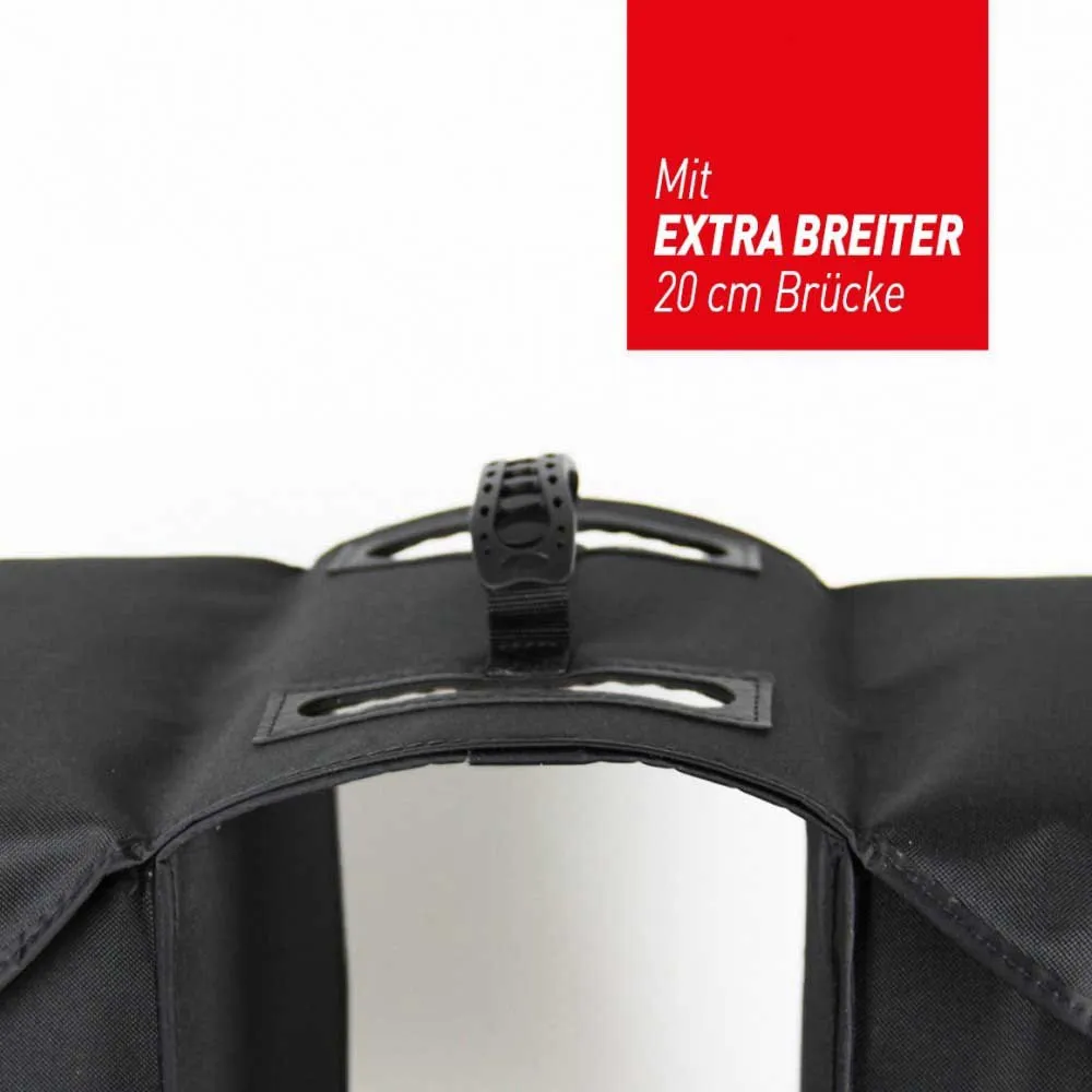 Haberland E-bike M Sykkelvesker 25l, Black, One Size