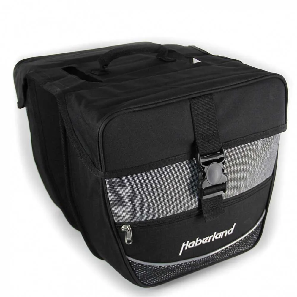 Haberland Einsteiger Serie Sykkelvesker 25l, Black / silver, One Size Haberland Einsteiger Serie Sykkelvesker 25l, Black / silver, One Size