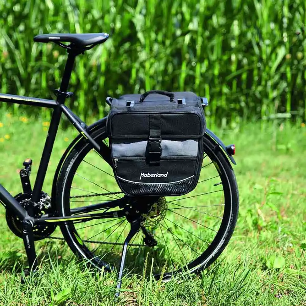 Haberland Einsteiger Serie Sykkelvesker 25l, Black / silver, One Size Haberland Einsteiger Serie Sykkelvesker 25l, Black / silver, One Size