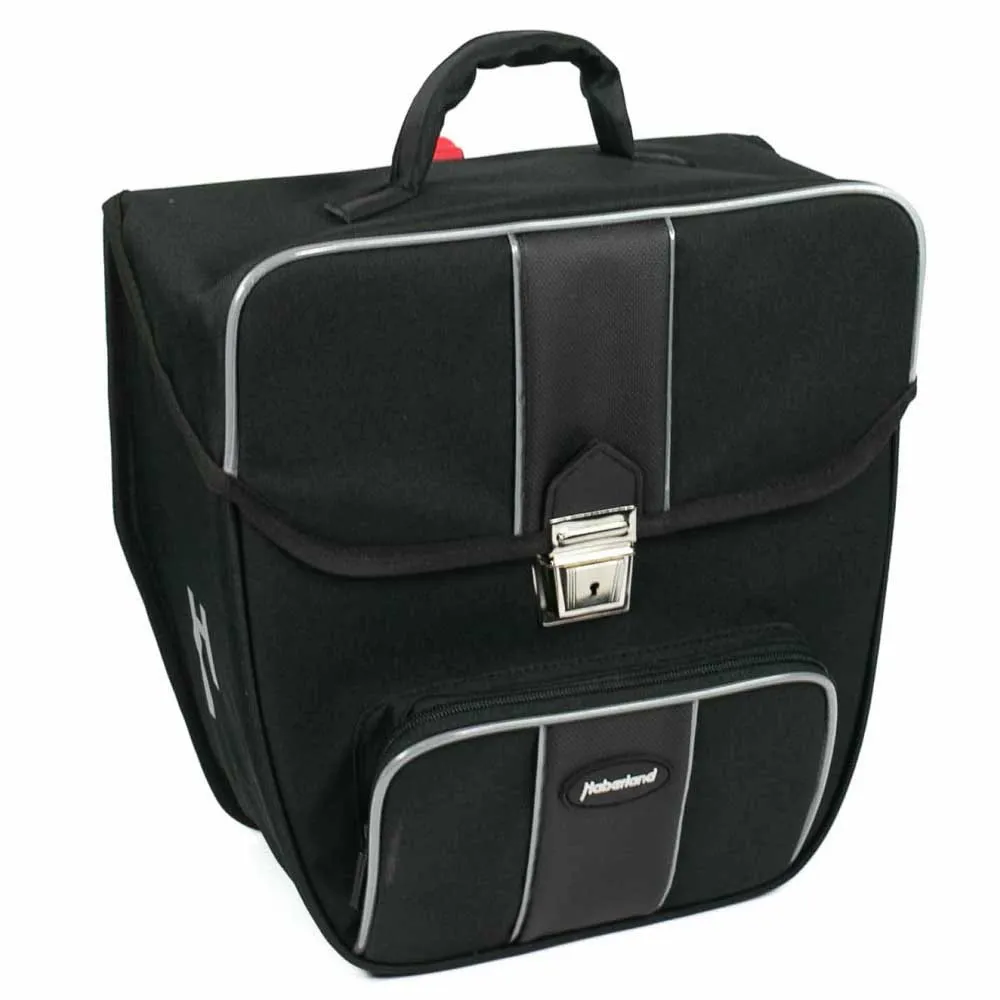 Haberland Safe Sykkelveske 16l, Black, One Size Haberland Safe Sykkelveske 16l, Black, One Size