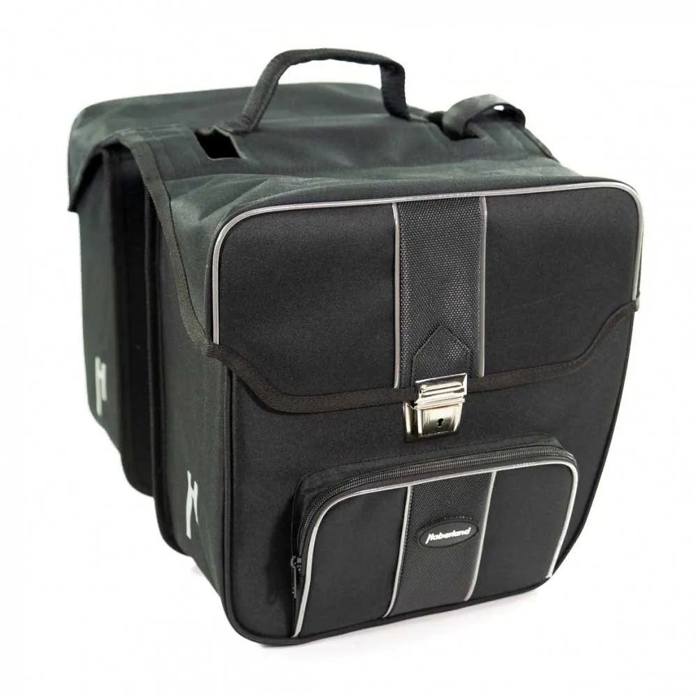 Haberland Safe Sykkelvesker 30l, Black, One Size