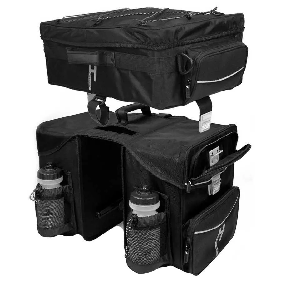 Haberland Toruing Max 17l Sykkelveske, Black, One Size