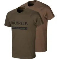 Härkila Men's Logo T-Shirt 2-Pack