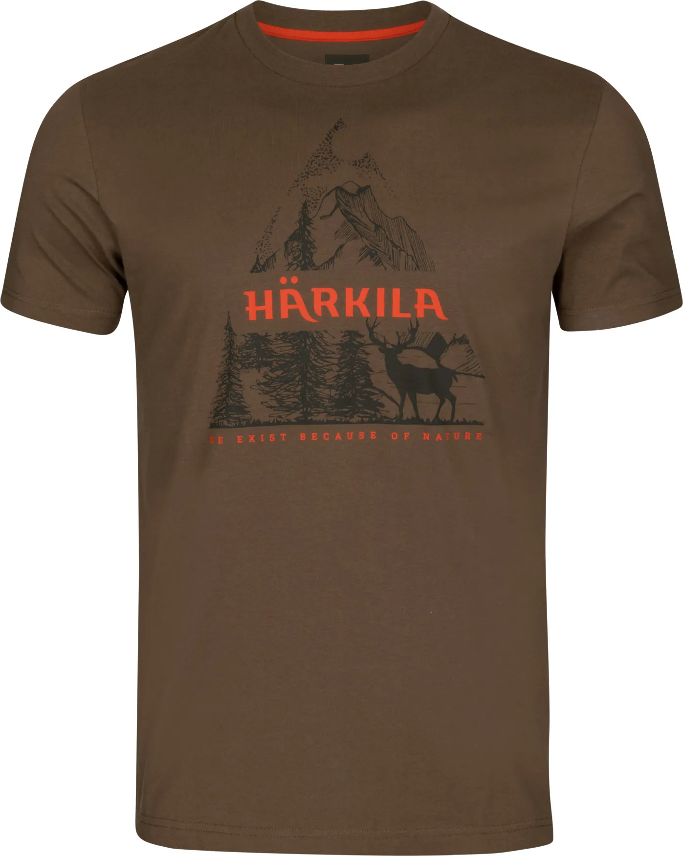 Härkila Men's Nature Shortsleeve T-Shirt, Slate black