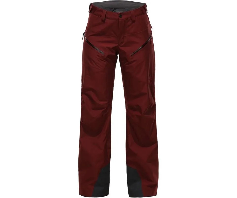 Haglöfs Khione Pants Women, Maroon red