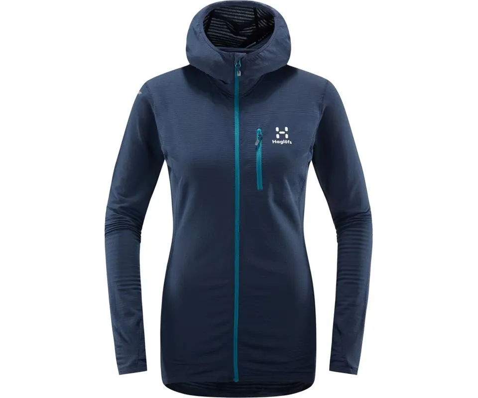 Haglöfs L.I.M Mid Hood Women, Tarn blue/mosaic blue