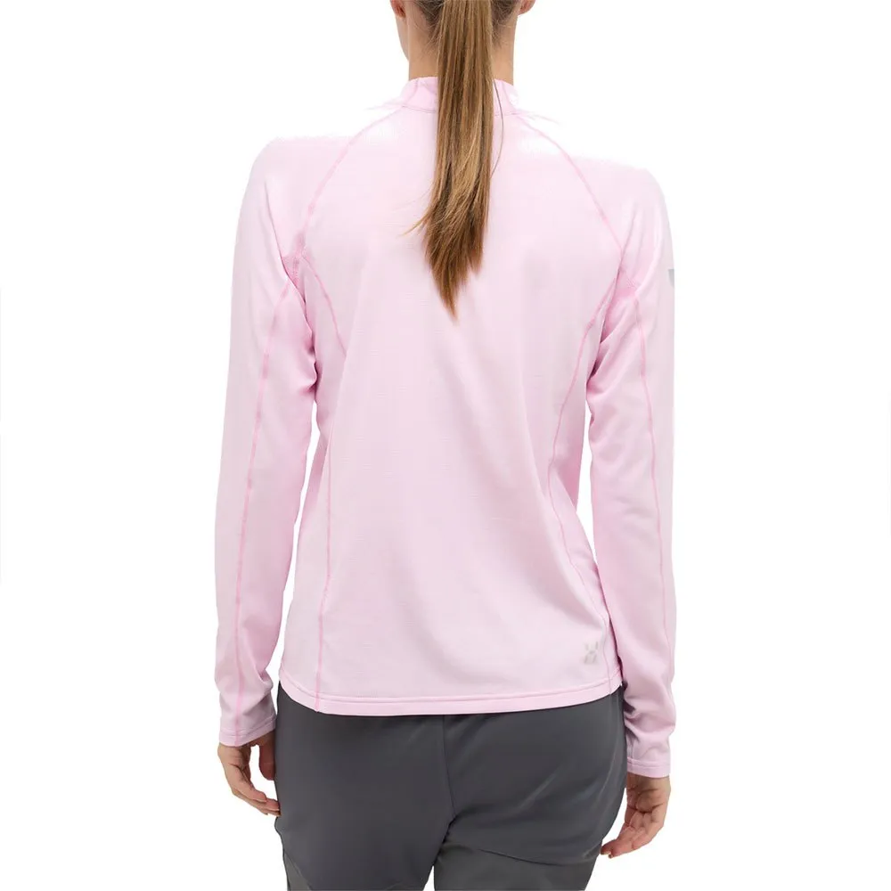 Haglöfs L.i.m Tempo Trail Halv Glidelås Genser, Fresh pink
