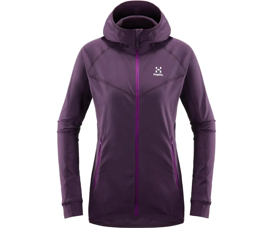 Haglöfs Lithe Hood Women, Acai berry/lilac Haglöfs Lithe Hood Women, Acai berry/lilac
