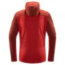 Haglöfs Roc Flash Mid Fleecejakke Med Hette, Corrosion / zenith red