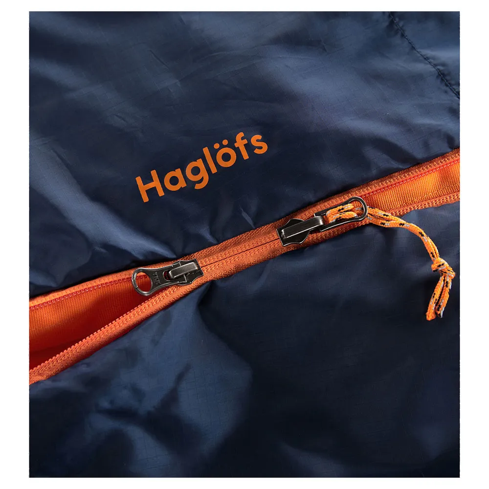 Haglöfs Tarius Lite +8 Sovepose, Midnight blue / tangerine, Left Zipper Haglöfs Tarius Lite +8 Sovepose, Midnight blue / tangerine, Left Zipper