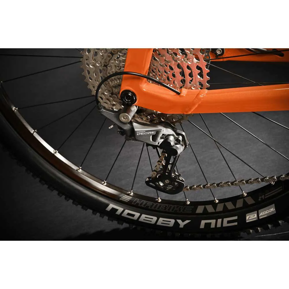 HAIBIKE Alltrack 6 27.5´´ Elektrisk Terrengsykkel, Papaya / titan, M, 750Wh, Elsykkel