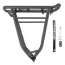 HAIBIKE E-bike Trekking 8/11 Bakre Bagasjebærer, Black, One Size