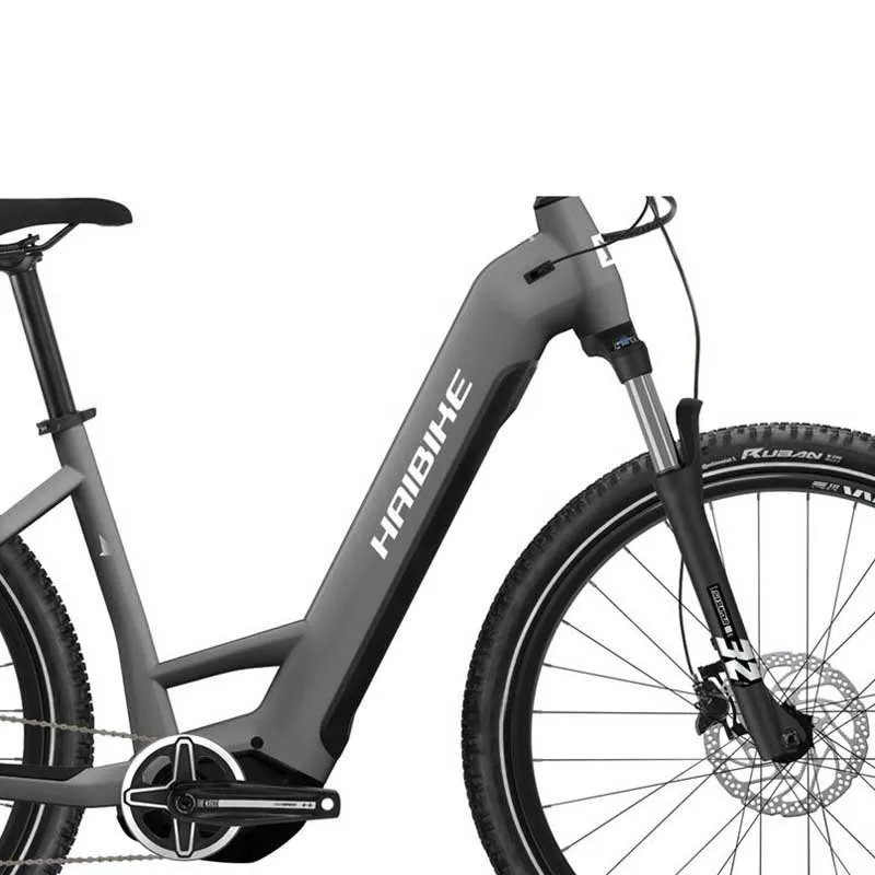 HAIBIKE Trekking 4 Cross Low Elektrisk Sykkel, Silver / pearl, S, 720Wh, Elsykkel HAIBIKE Trekking 4 Cross Low Elektrisk Sykkel, Silver / pearl, S, 720Wh, Elsykkel