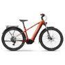 HAIBIKE Trekking 4 High Cues 2025 Elektrisk Sykkel, Orange / silver, M, 720Wh, Elsykkel