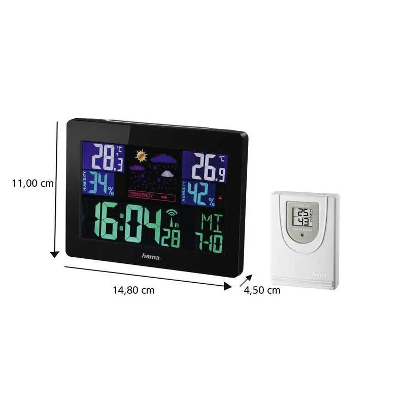 Hama Ews-1400 Værstasjon, Black, One Size Hama Ews-1400 Værstasjon, Black, One Size