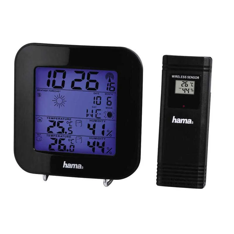 Hama Ews-200 Værstasjon, Black, One Size Hama Ews-200 Værstasjon, Black, One Size