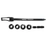Hamax 12 mm Thru Axle Bakaksel Feste, Black, One Size