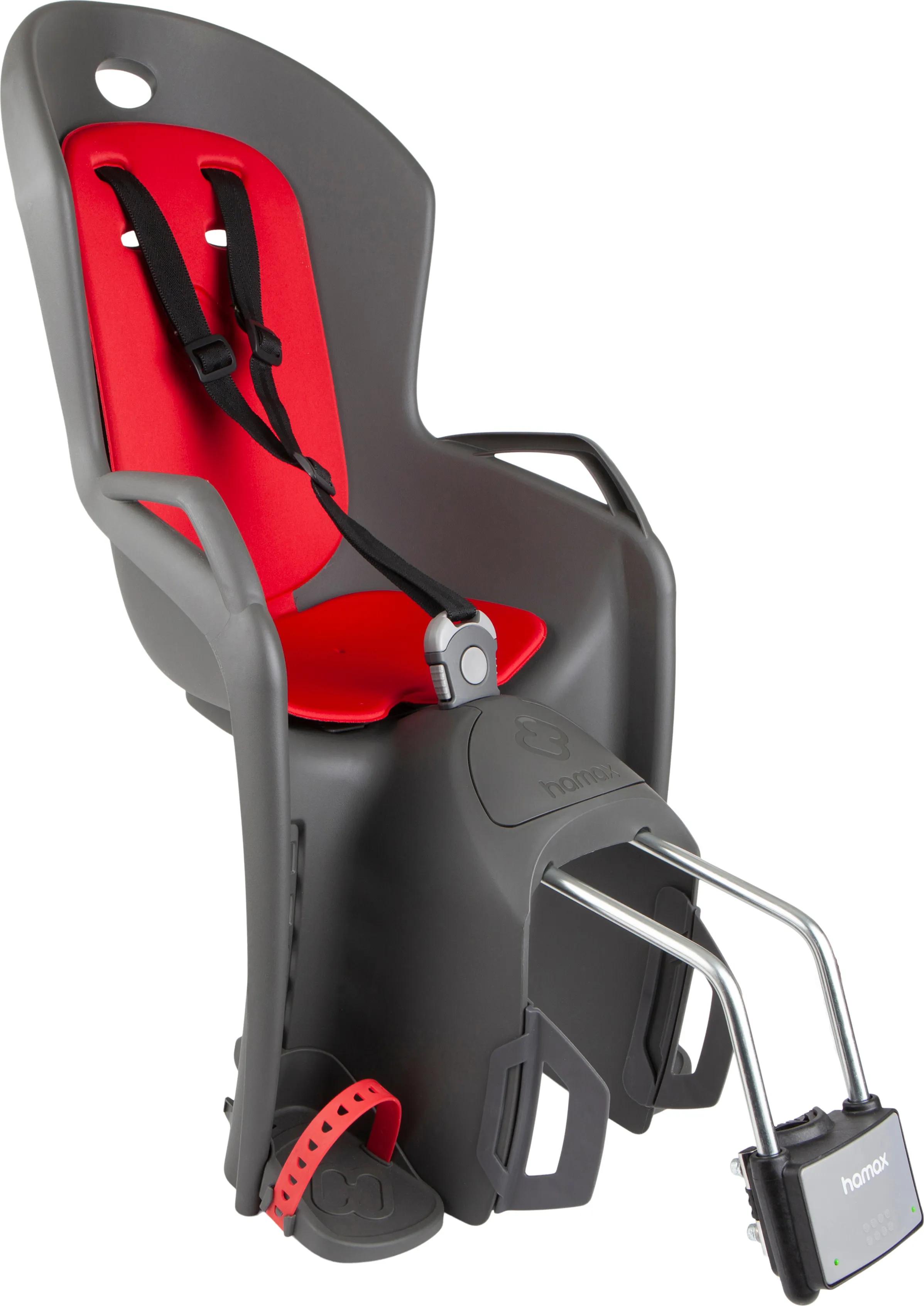 Hamax Amiga Padding, Dark grey/red padding, One Size