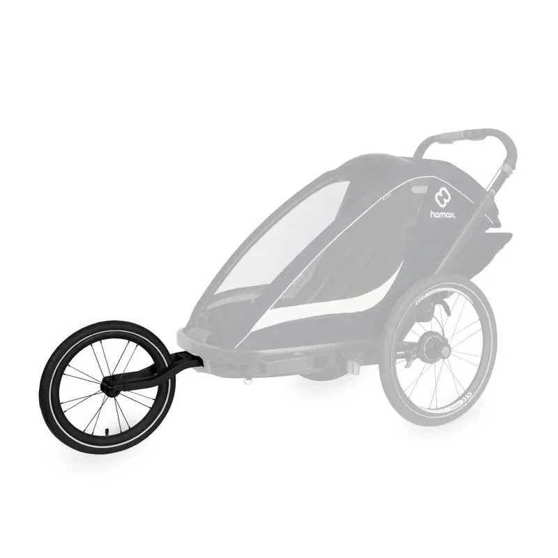 Hamax Breeze/cocoon Tilhengerhjul, Black, One Size