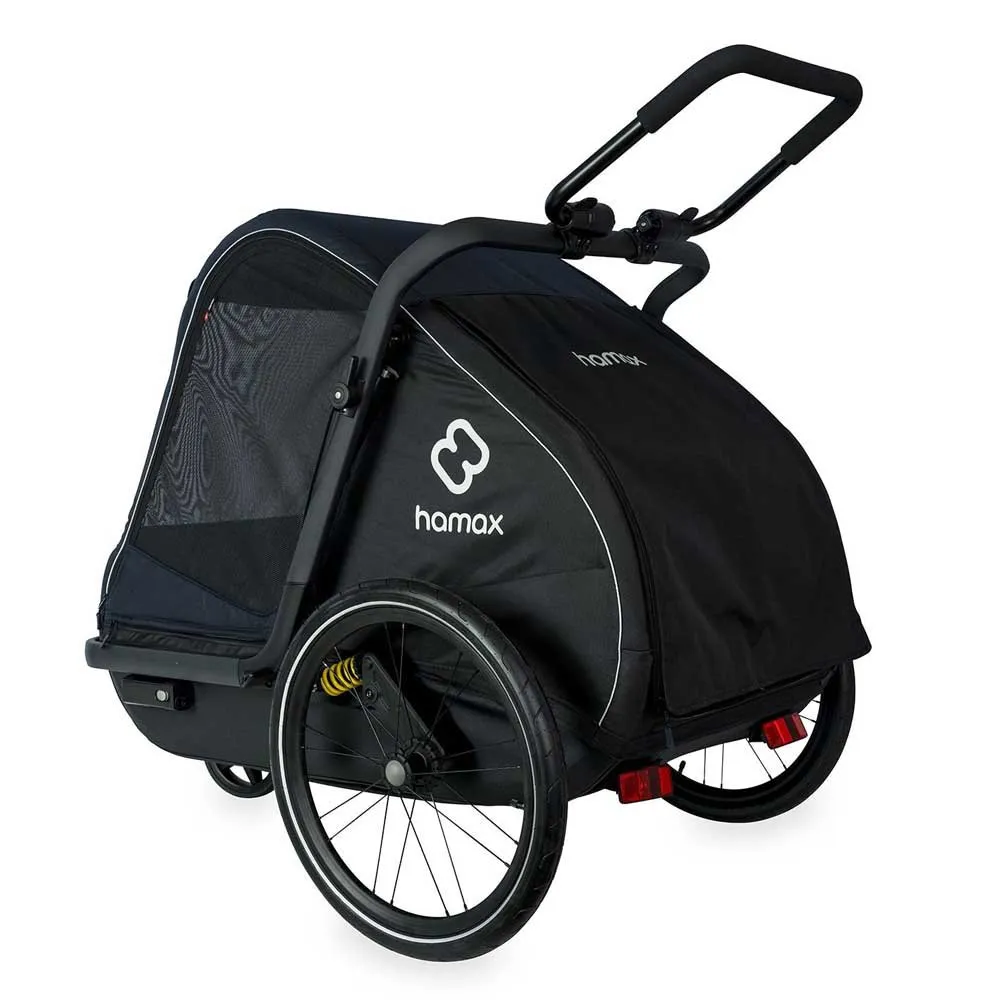 Hamax Pluto Tilhengersett For Stor Hund, Navy / black, One Size