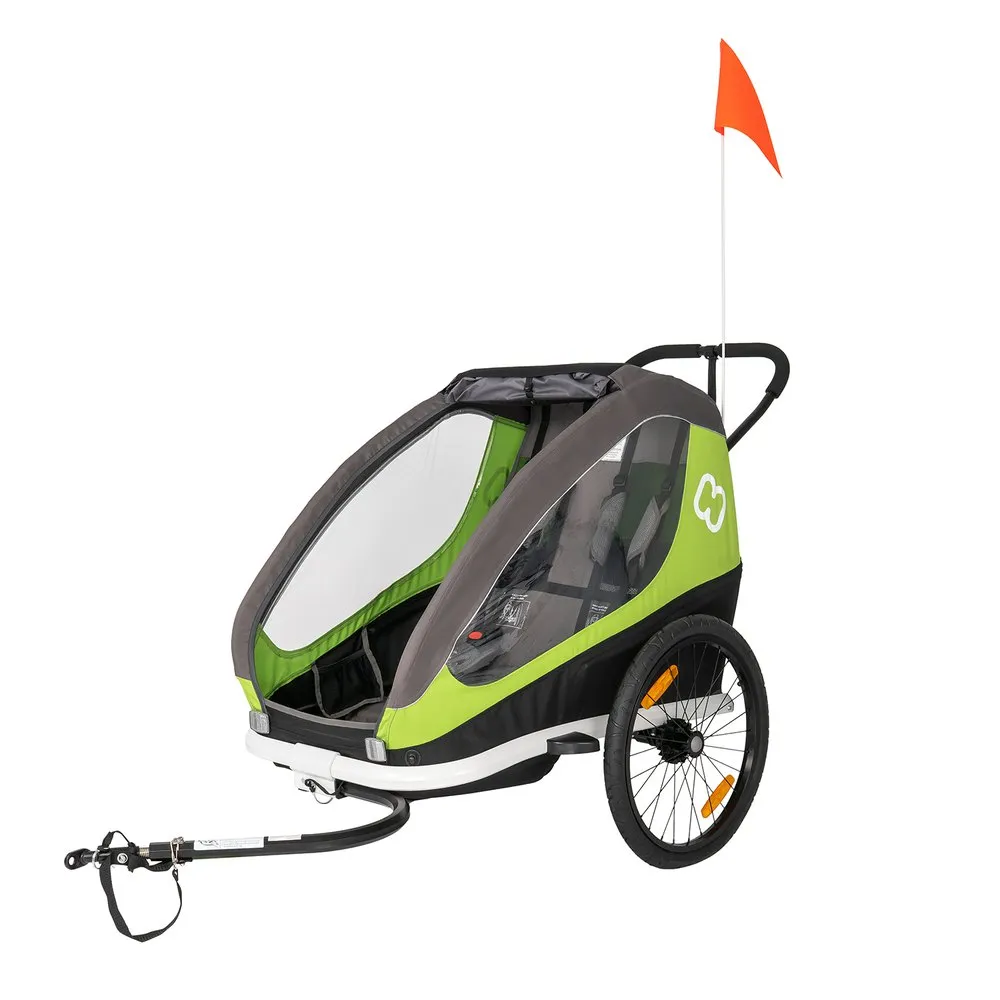 Hamax Traveller Sykkelvogn, Vert, One Size