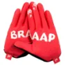 Handup Braaap Paisley Hansker, Red