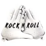 Handup White Snake Hansker, White / black