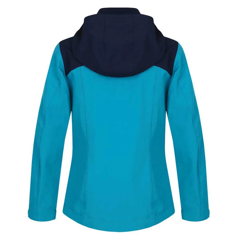 Hannah Abona Softshelljakke, Enamel blue / black iris, 6-7Y Hannah Abona Softshelljakke, Enamel blue / black iris, 6-7Y