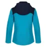 Hannah Abona Softshelljakke, Enamel blue / black iris, 6-7Y