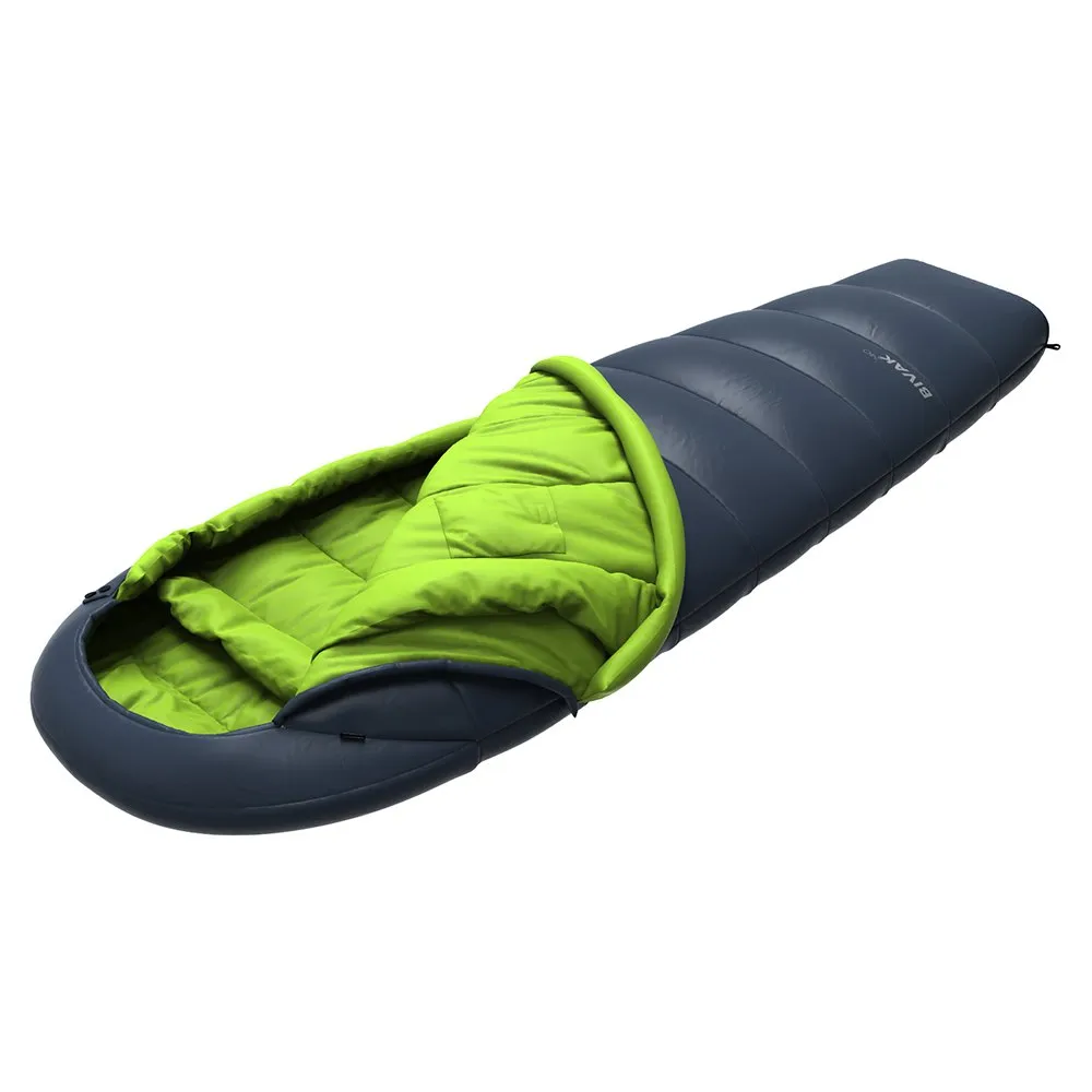Hannah Bivak 240 Sovepose, Midnight navy / lime green ii, Left Zipper Hannah Bivak 240 Sovepose, Midnight navy / lime green ii, Left Zipper