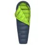 Hannah Bivak 240 Sovepose, Midnight navy / lime green ii, Left Zipper