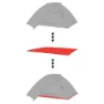 Hannah Groundsheet 2 Beskyttende Fotavtrykk, Graphite ii, One Size