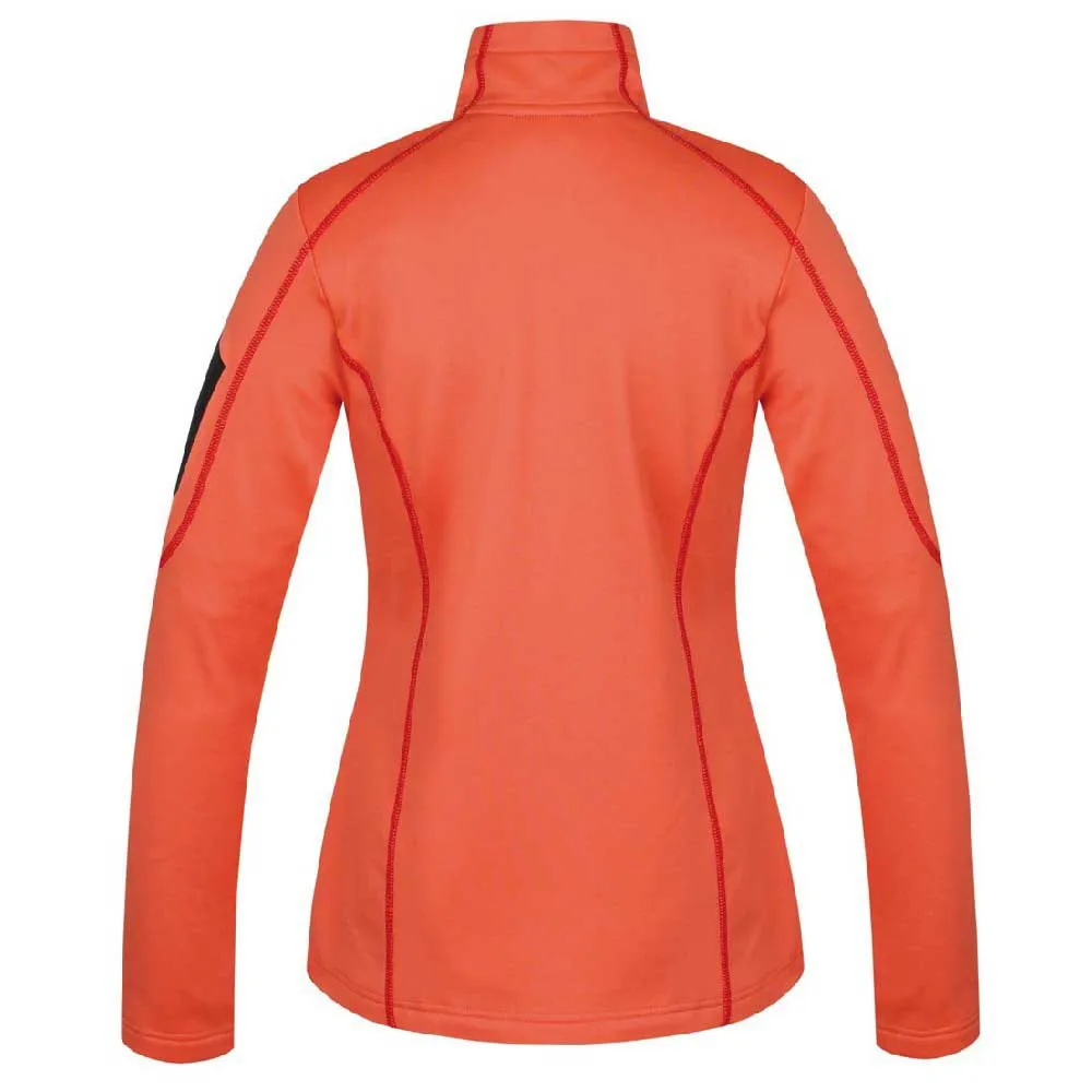 Hannah Thea Fleecejakke Med Full Glidelås, Living coral