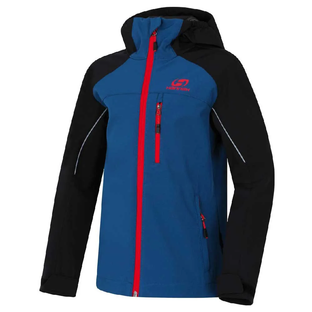 Hannah Traynor Softshelljakke, Moroccan blue / anthracite, 4-5Y Hannah Traynor Softshelljakke, Moroccan blue / anthracite, 4-5Y