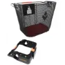 Hapo-g Med Hurtigfeste For Kurv Foran, Black, One Size