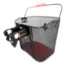 Hapo-g Med Hurtigfeste For Kurv Foran, Black, One Size